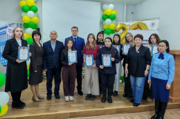 Награждение студентов ГАГУ благодарственными письмами прокурора Республики Алтай